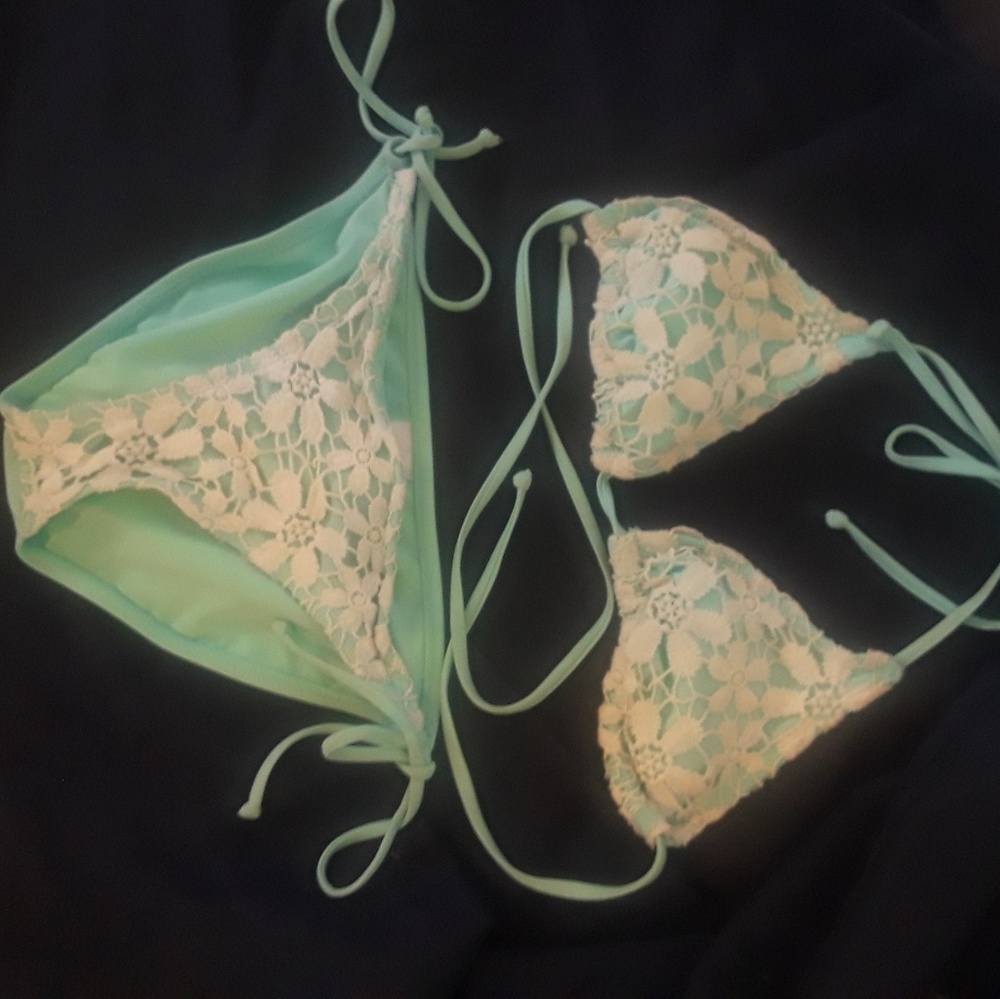ADORABLE, embellished swim suit.. worn once